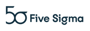 Five Sigma Logo - Horizontal Blue